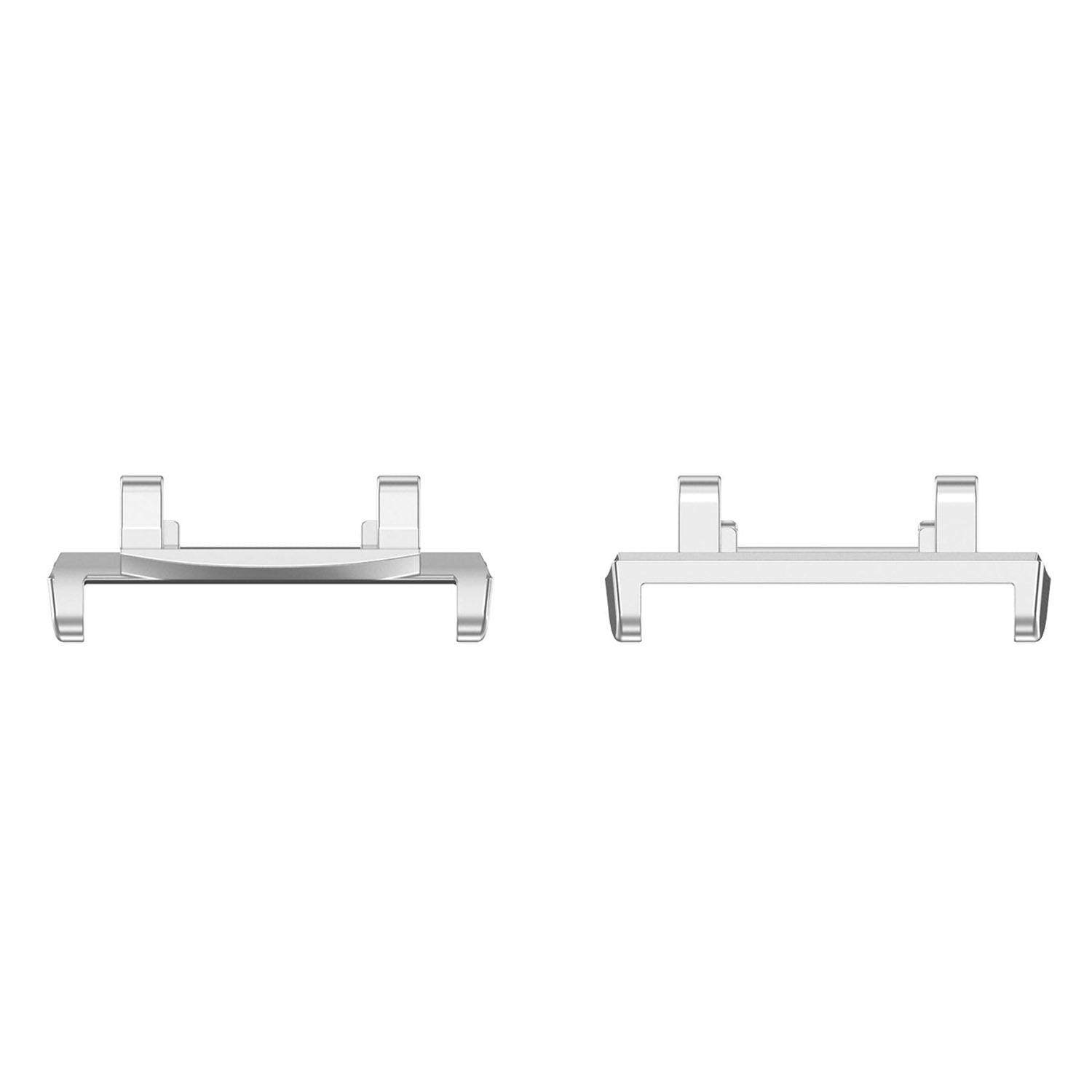For Amazfit Active Edge A2212 1 Pair Metal Watch Band Connectors Silver