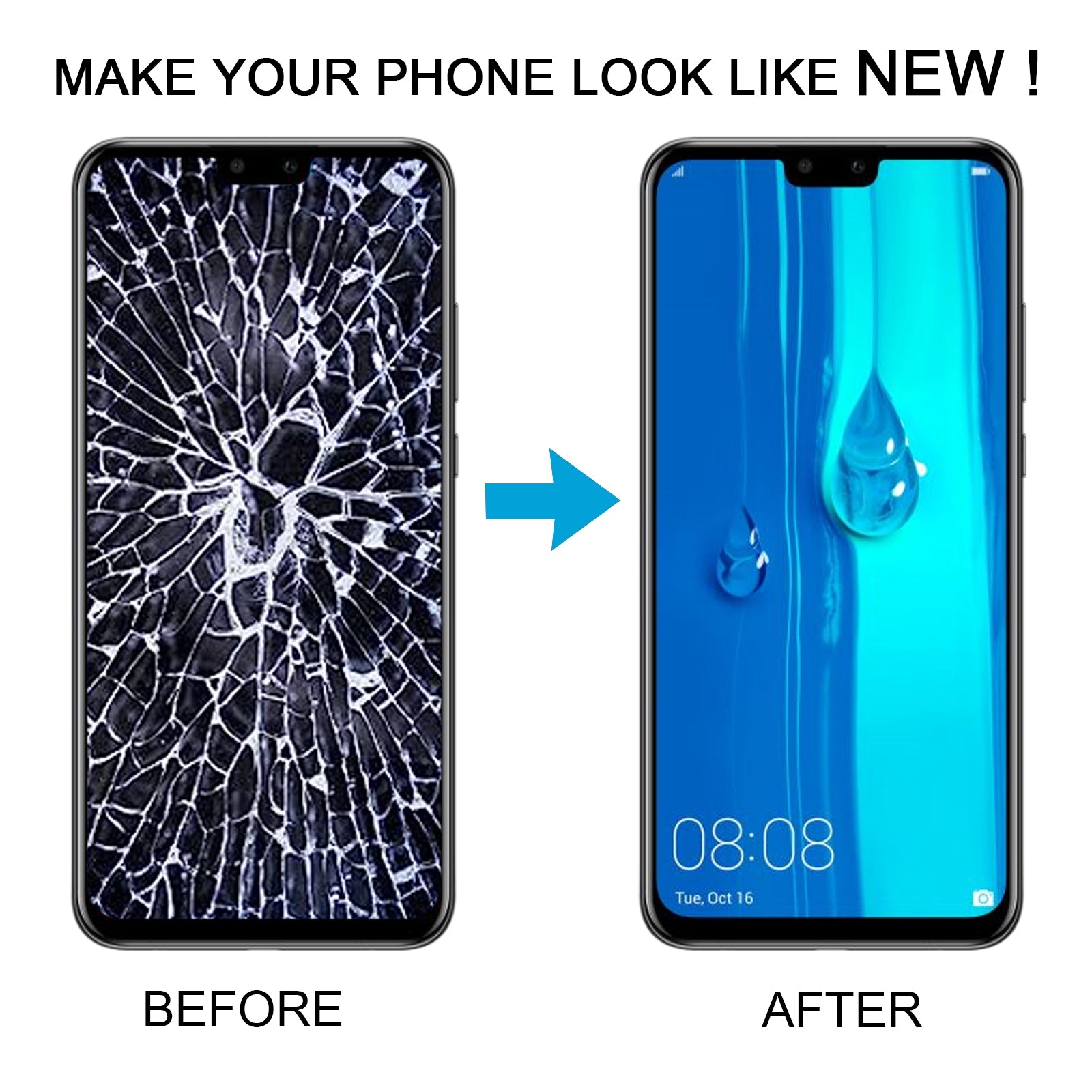 For Huawei Y8s LCD Screen with Digitizer Full Assembly