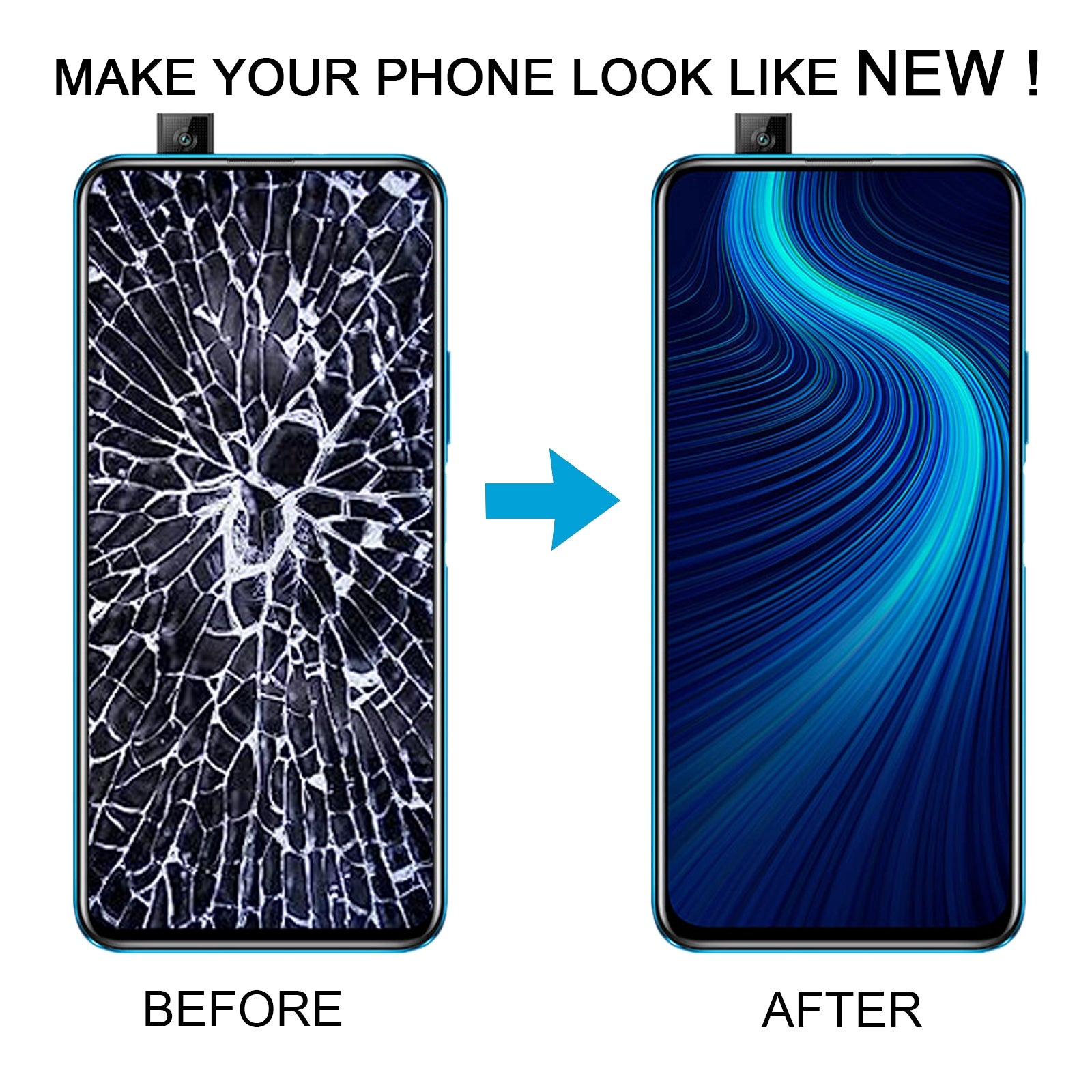 For Huawei Y9a LCD Screen with Digitizer Full Assembly