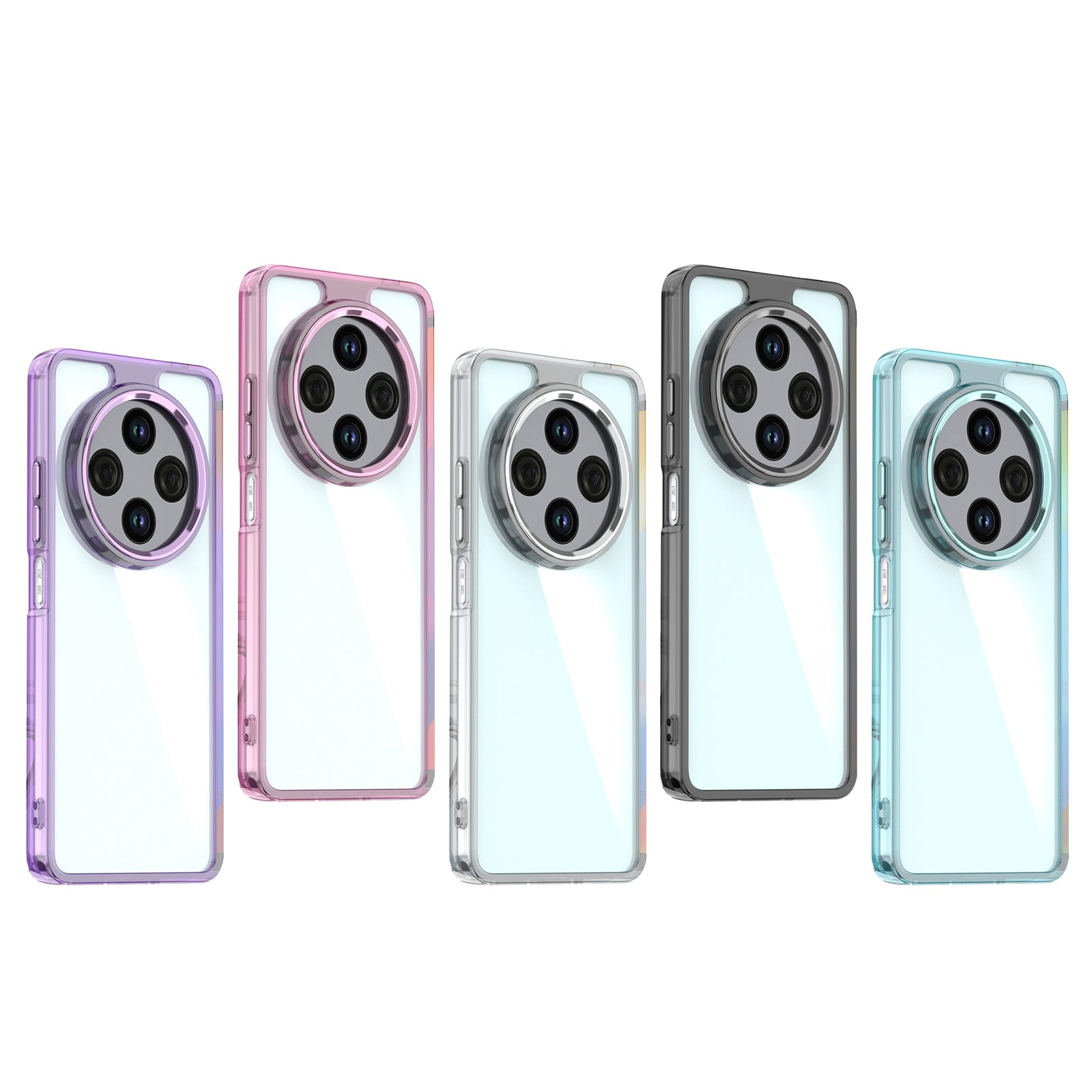 For Redmi 14C 4G Shine High Transparency Acrylic Phone Case(Purple)