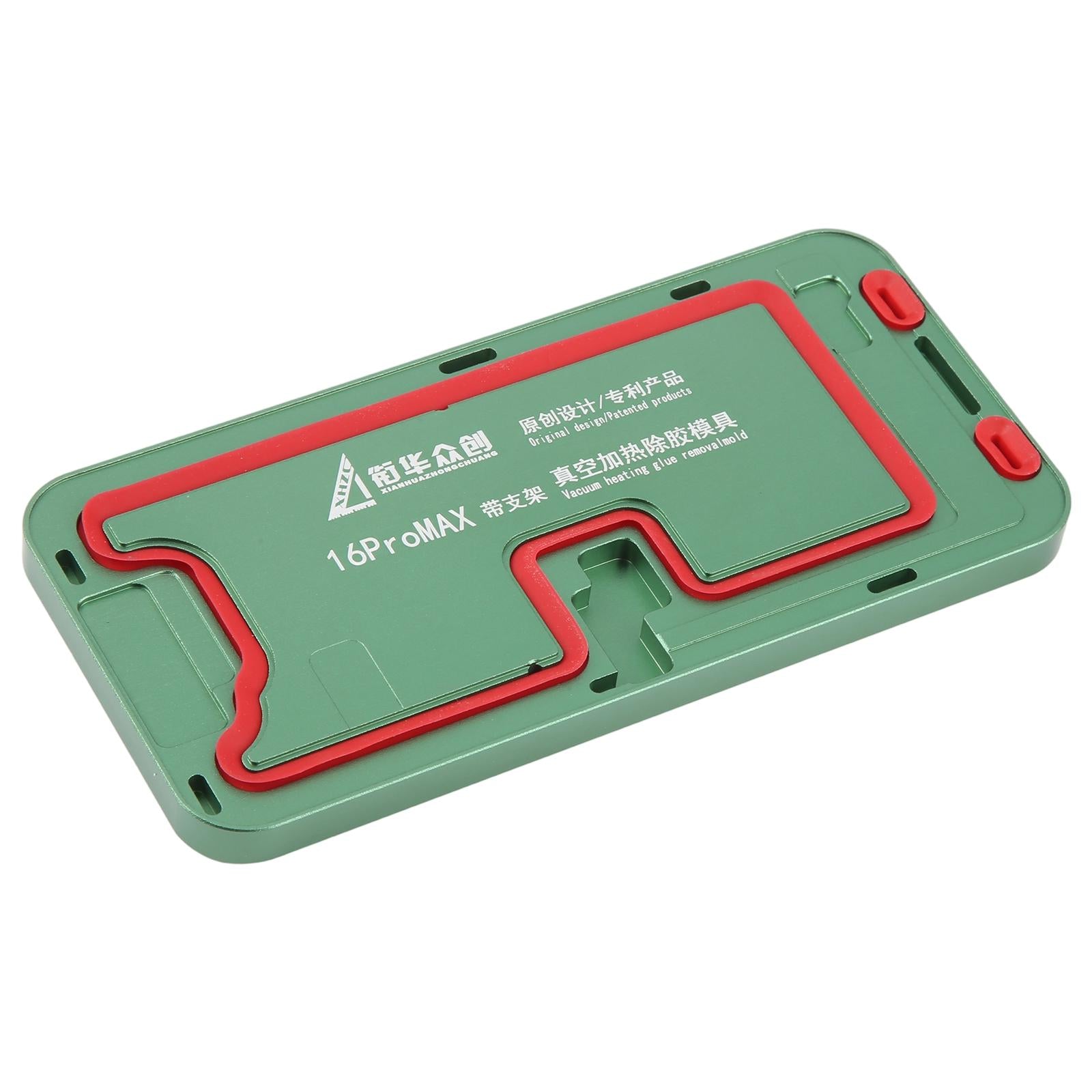 For iPhone 16 Pro Max LCD Screen Frame Vacuum Heating Glue Removal Mold with Holder