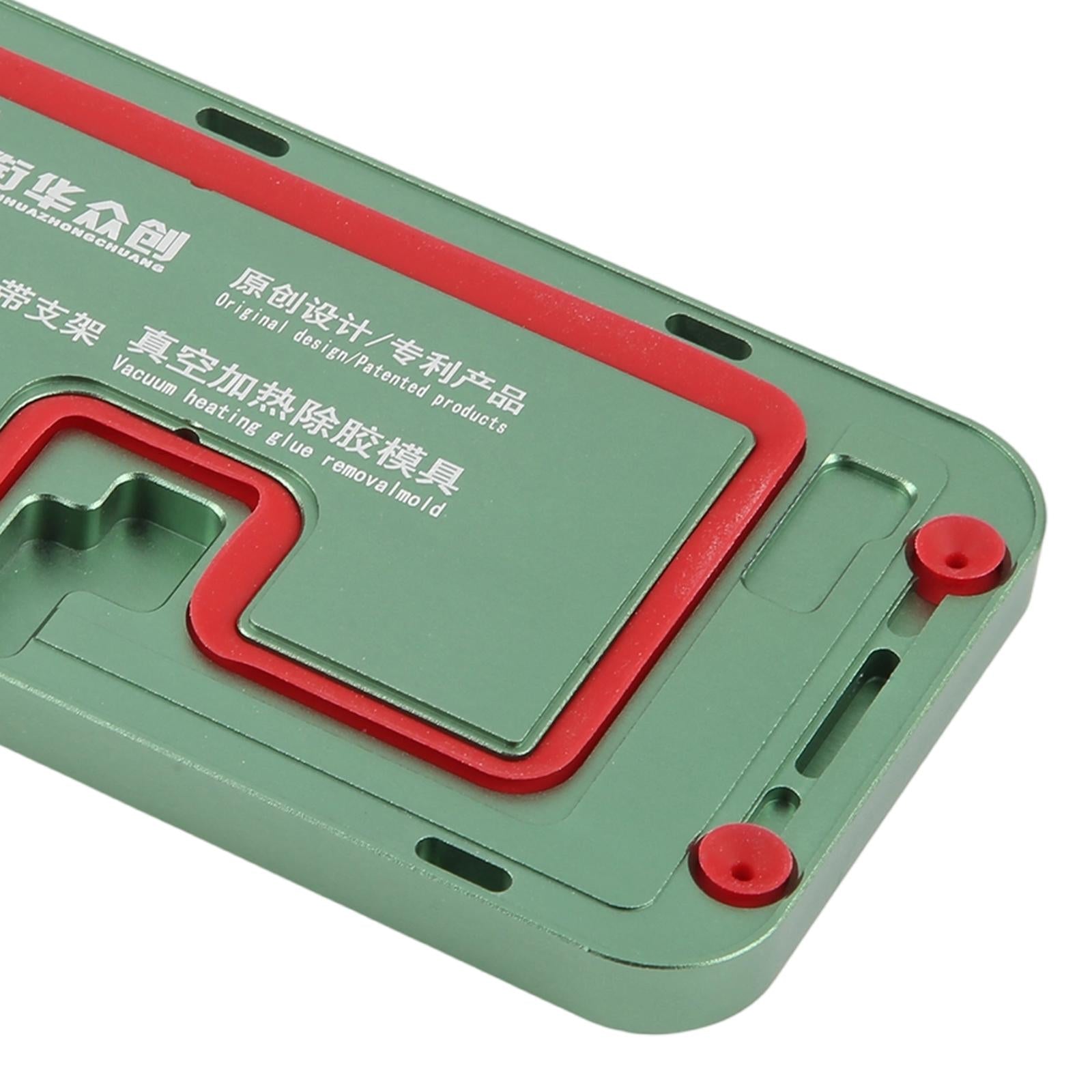 For iPhone 16 Pro LCD Screen Frame Vacuum Heating Glue Removal Mold with Holder