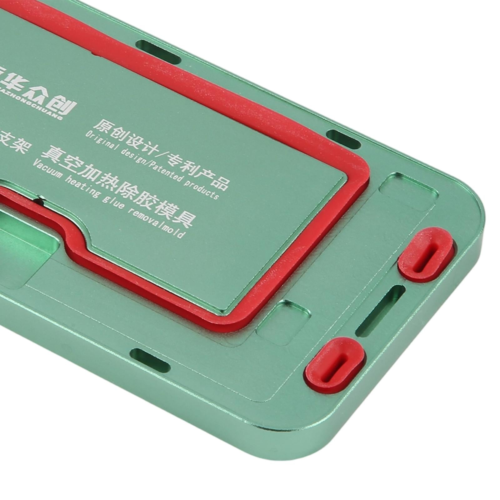 For iPhone 16 Plus LCD Screen Frame Vacuum Heating Glue Removal Mold with Holder