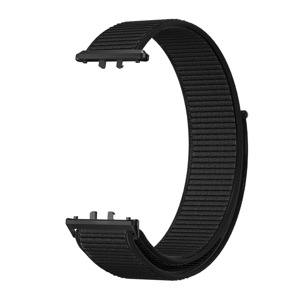 For Samsung Galaxy Fit 3 Woven Nylon Loop Watch Band(Black)