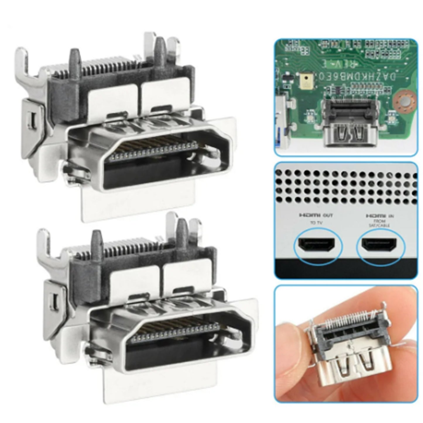 For  XBOX One S HDMI Port Connector Socket