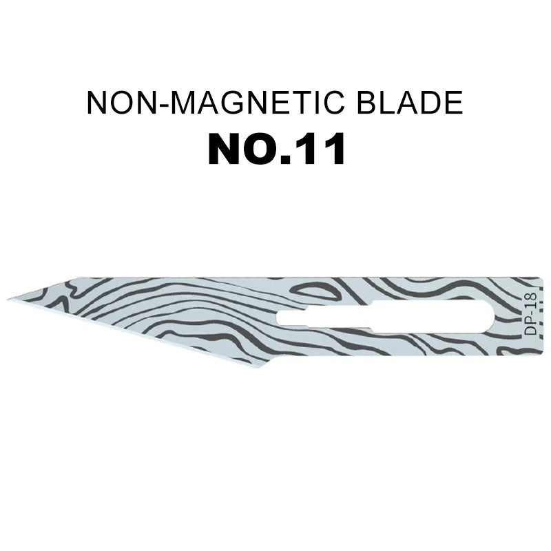 5pcs DP-18 Hand Polished Non-Magnetic 1 Blade