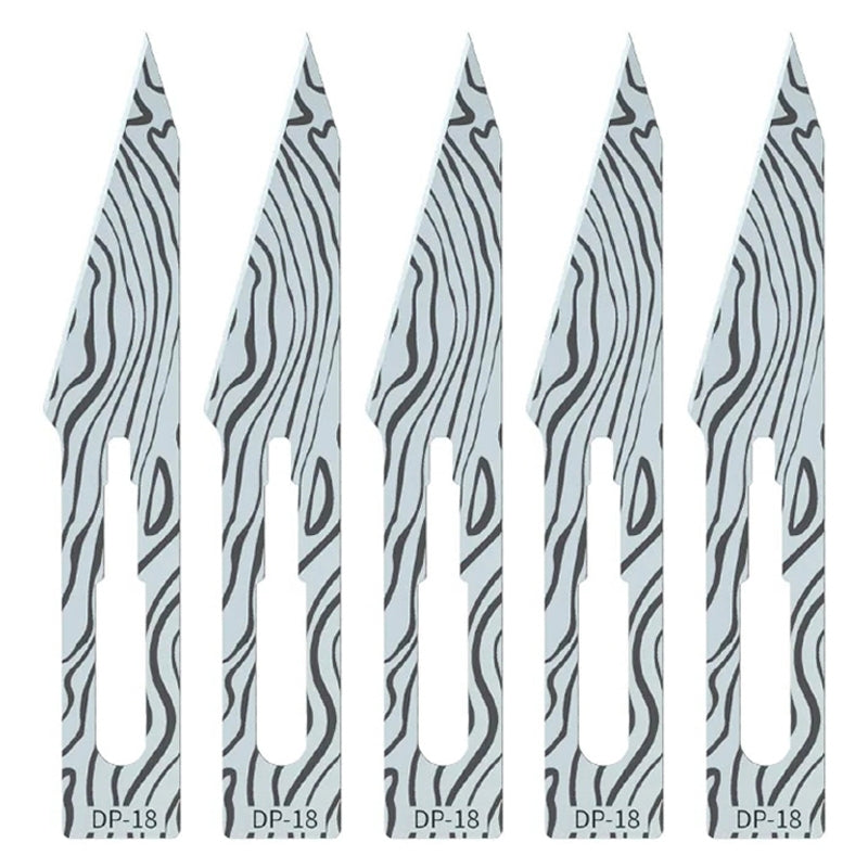 5pcs DP-18 Hand Polished Non-Magnetic 1 Blade