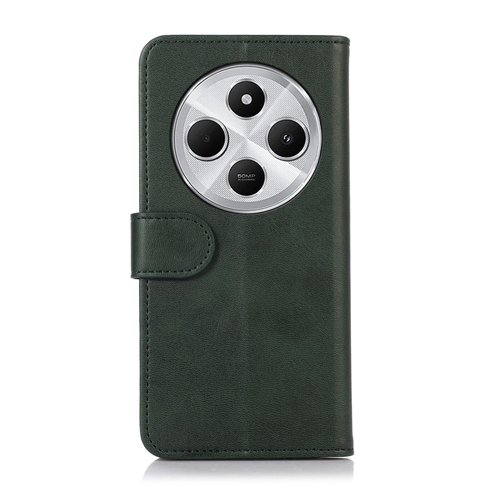 For Redmi 14C 4G Cow Texture Leather Phone Case(Green)