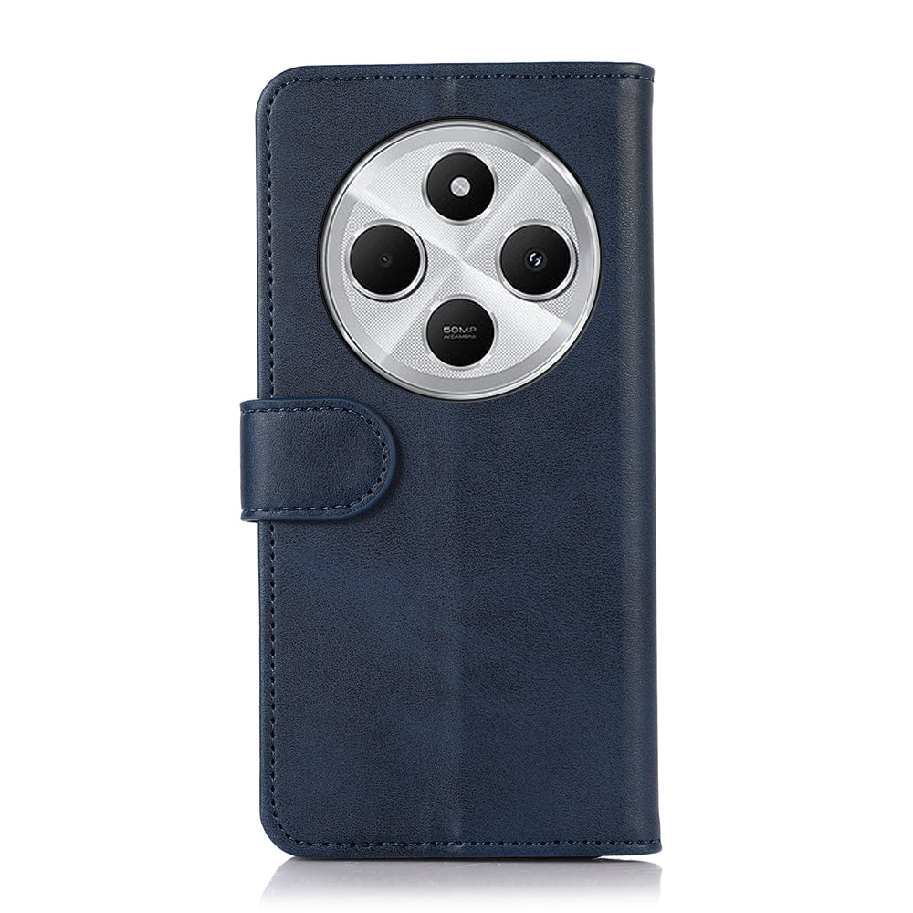 For Redmi 14C 4G Cow Texture Leather Phone Case(Blue)