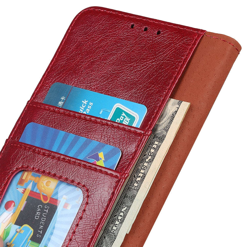 For Redmi 14C 4G Nappa Texture Horizontal Flip Leather Phone Case(Red)