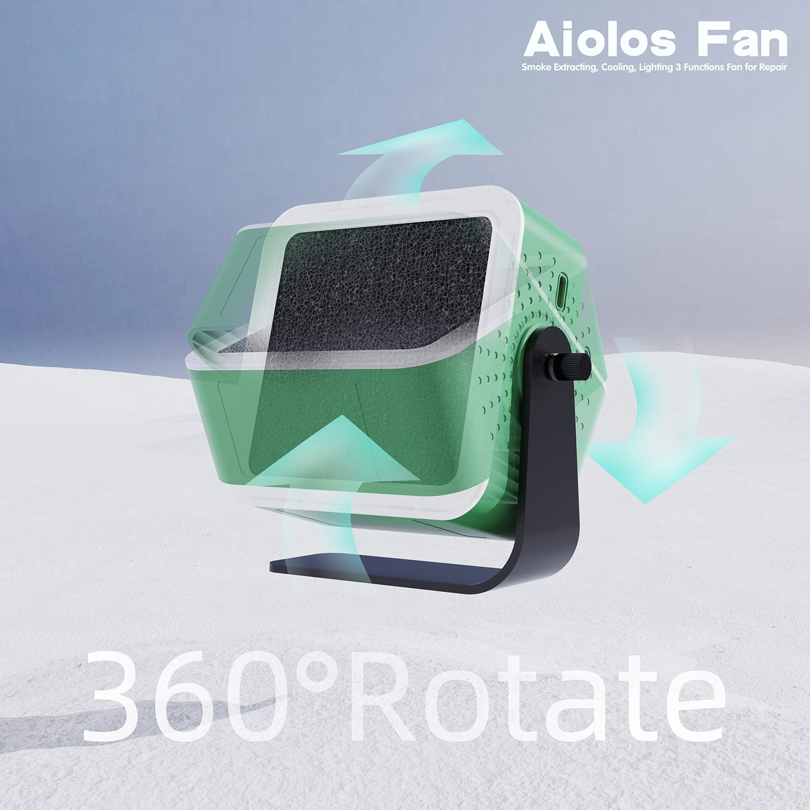 Aiolos Cooling + Lighting + Smoke Extraction Integrated Machine