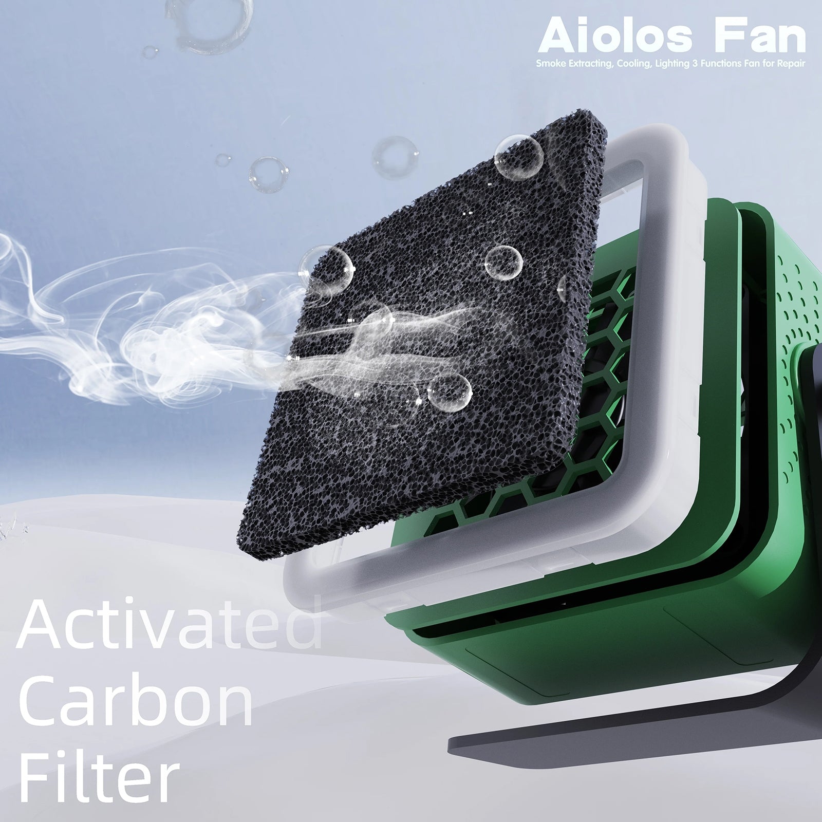 Aiolos Cooling + Lighting + Smoke Extraction Integrated Machine