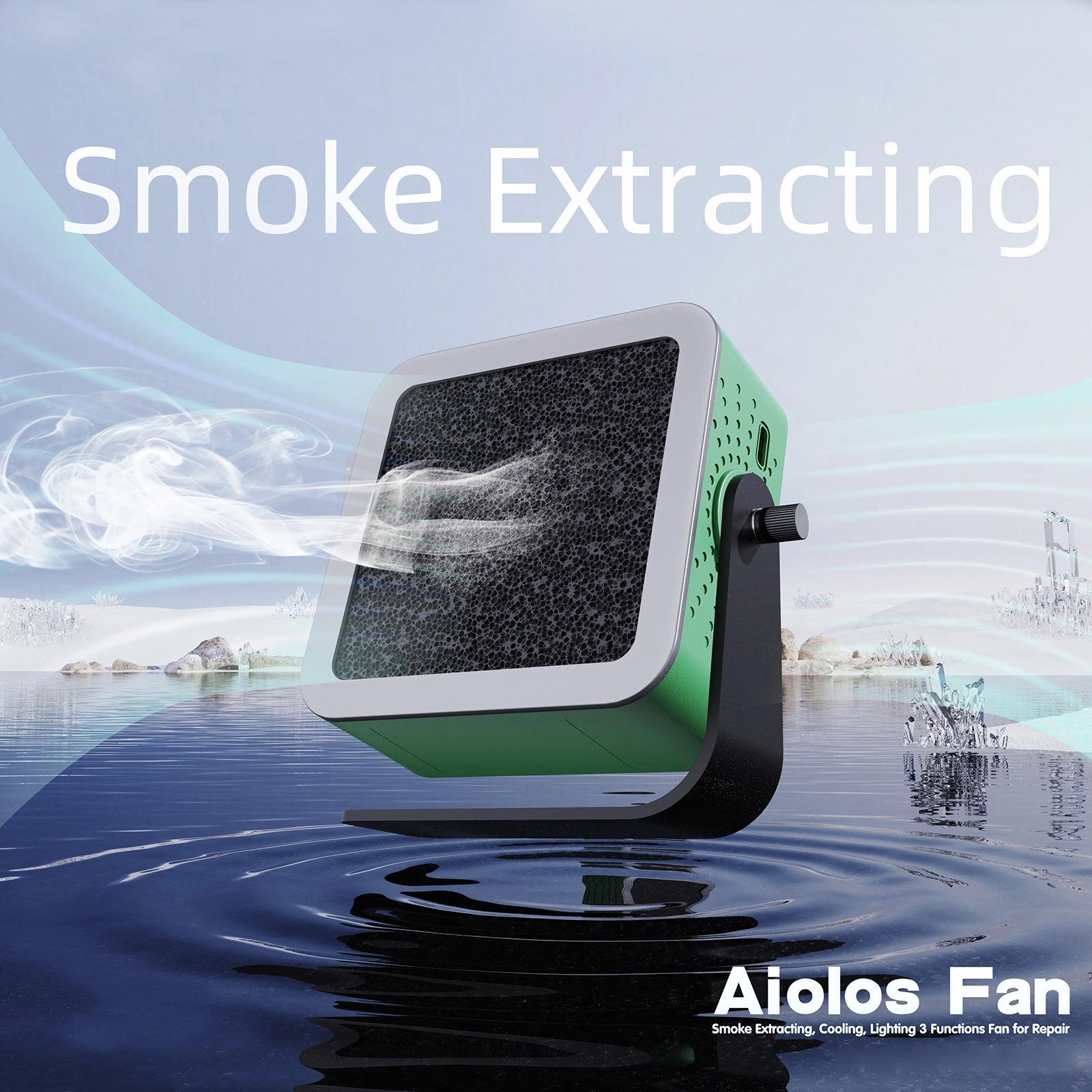 Aiolos Cooling + Lighting + Smoke Extraction Integrated Machine