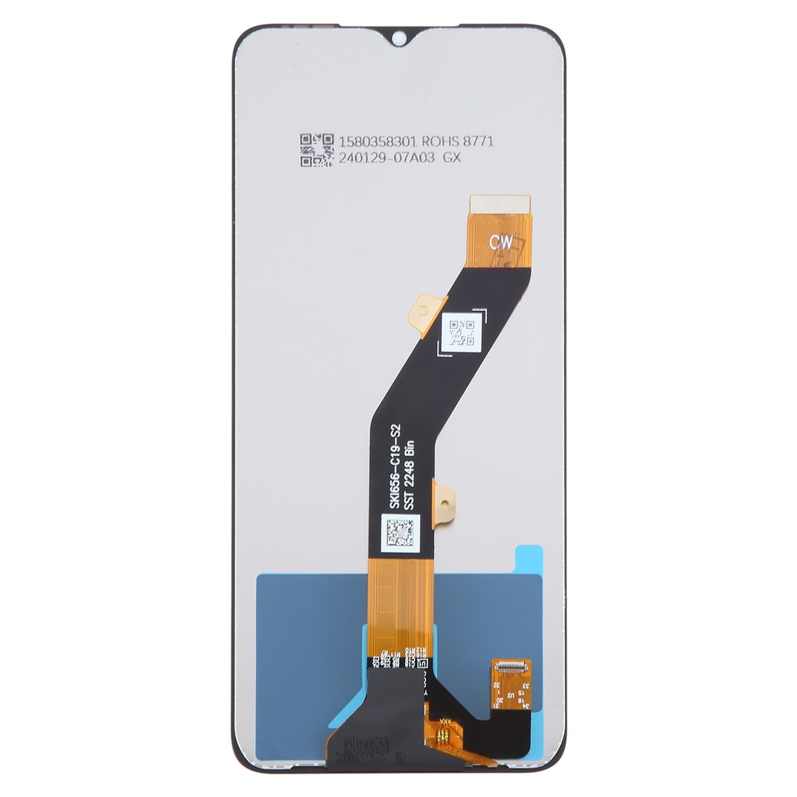 For itel S23 OEM LCD Screen with Digitizer Full Assembly
