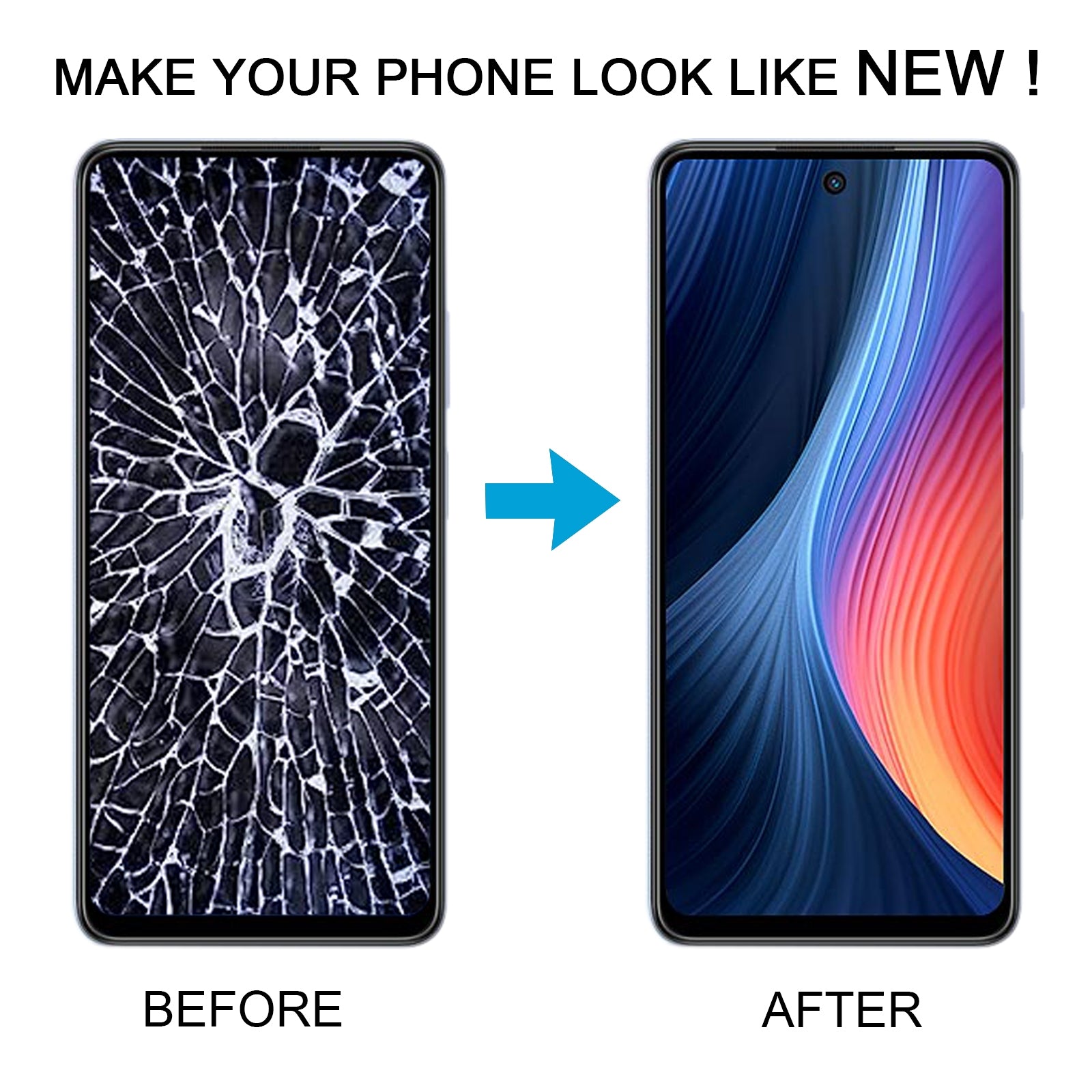 For itel P55 OEM LCD Screen with Digitizer Full Assembly