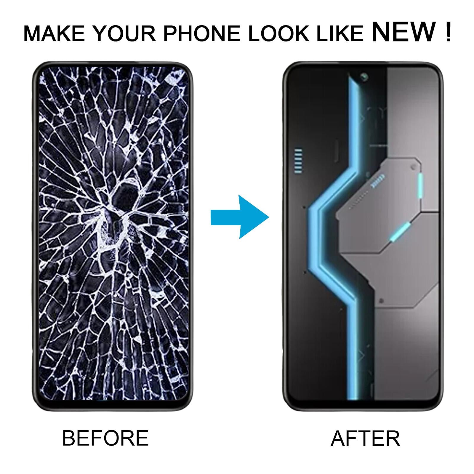 For itel P65 OEM LCD Screen with Digitizer Full Assembly