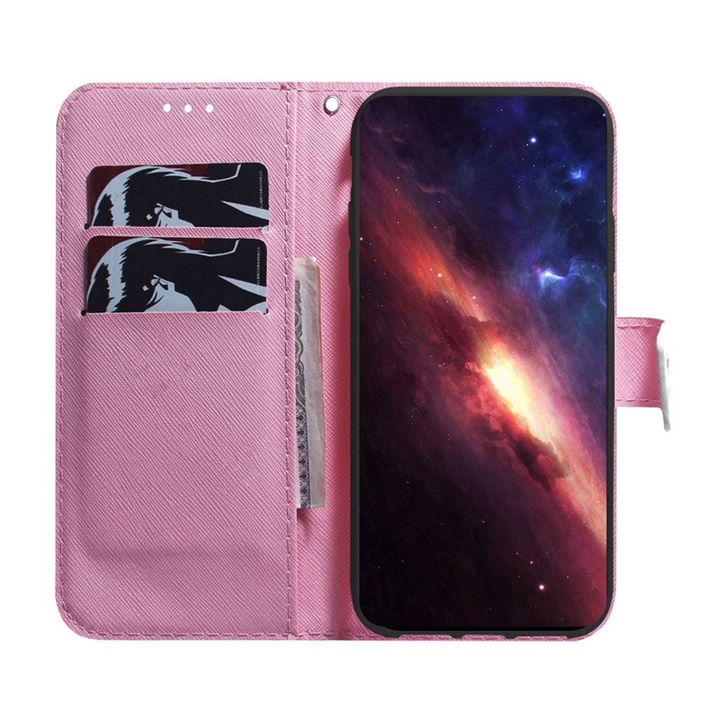 For Redmi 14C 4G Coloured Drawing Flip Leather Phone Case(Magnolia)