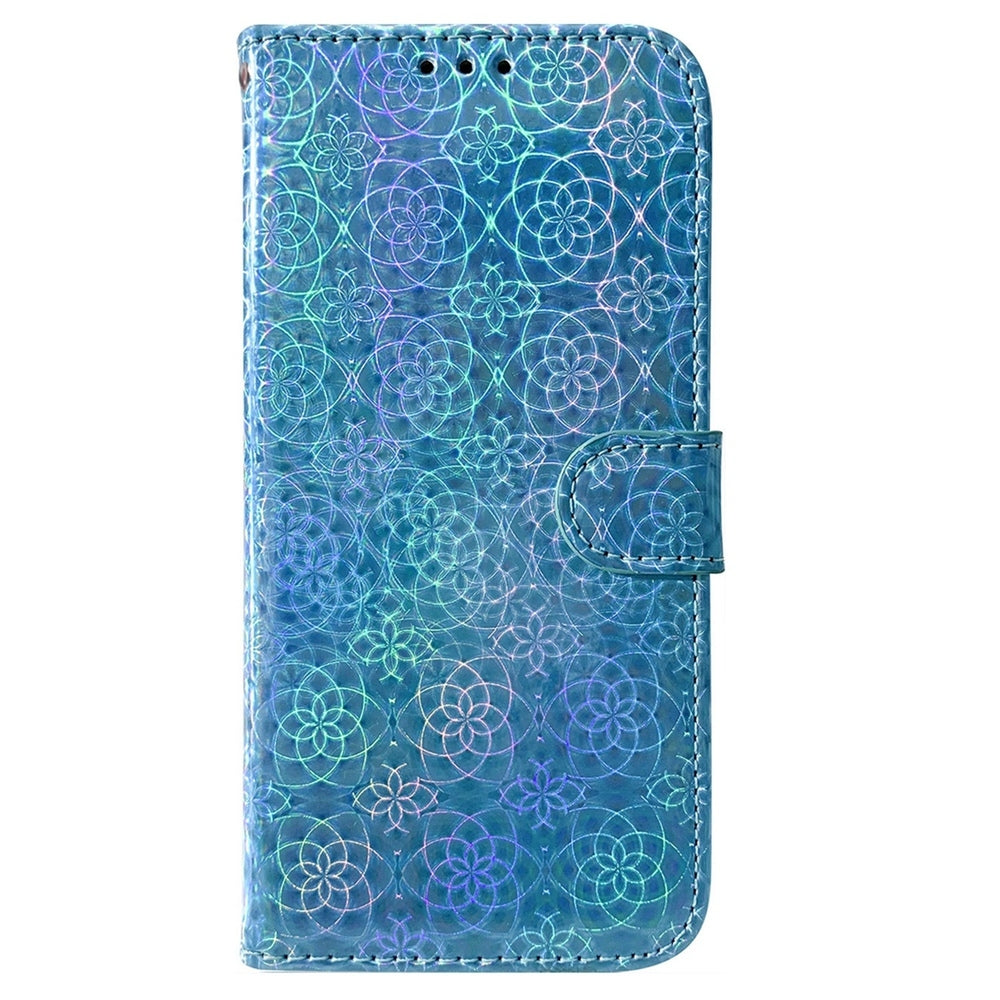 For Redmi 14C 4G Colorful Magnetic Buckle Leather Phone Case(Blue)