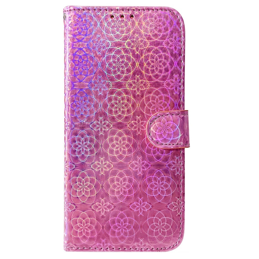 For Redmi 14C 4G Colorful Magnetic Buckle Leather Phone Case(Pink)