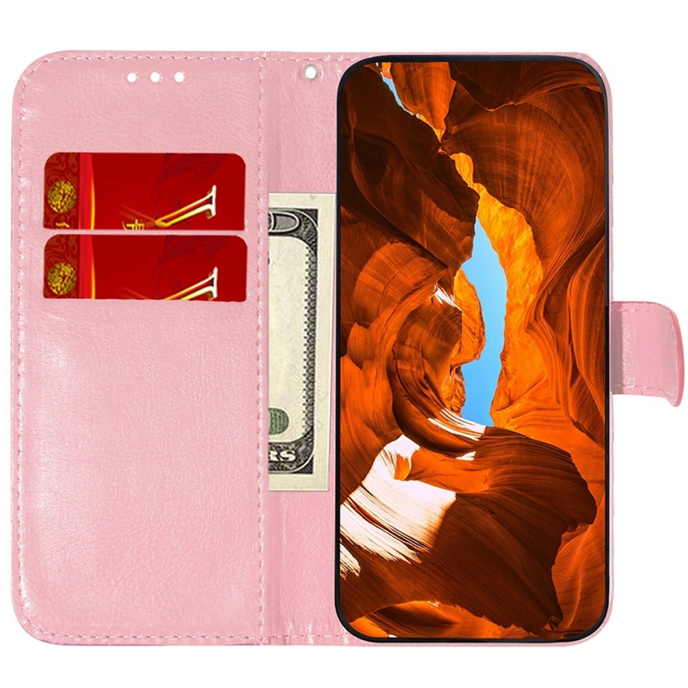 For Redmi 14C 4G Colorful Magnetic Buckle Leather Phone Case(Pink)