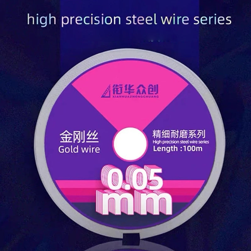 0.028mm x 100m Curved LCD Screen Separation Diamond Wire