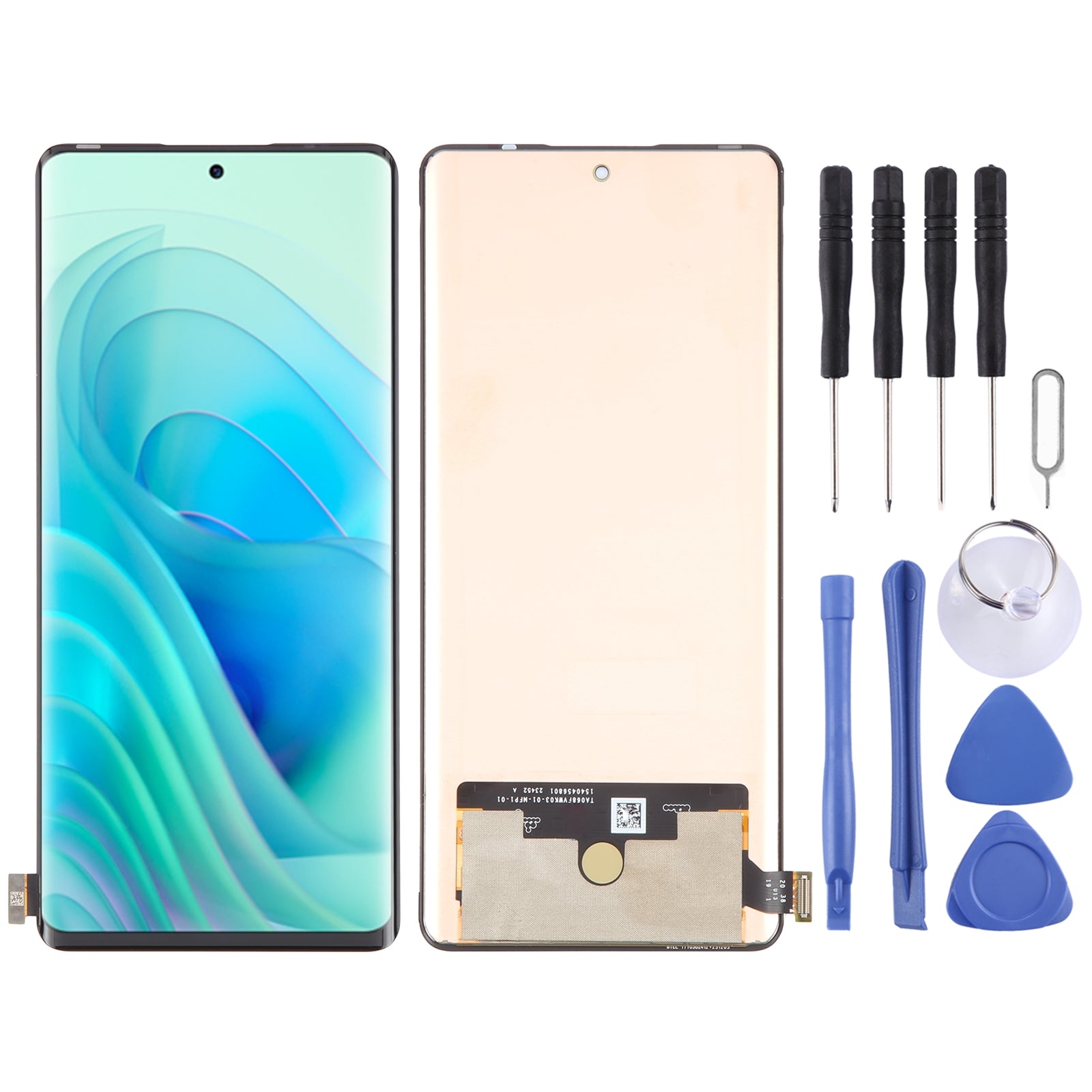 For itel S23+ AMOLED LCD Screen with Digitizer Full Assembly