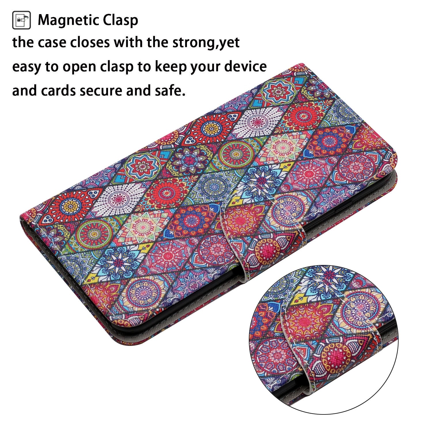 For Redmi 14C 4G Colored Drawing Pattern Leather Phone Case(Diamond Kaleidoscope)