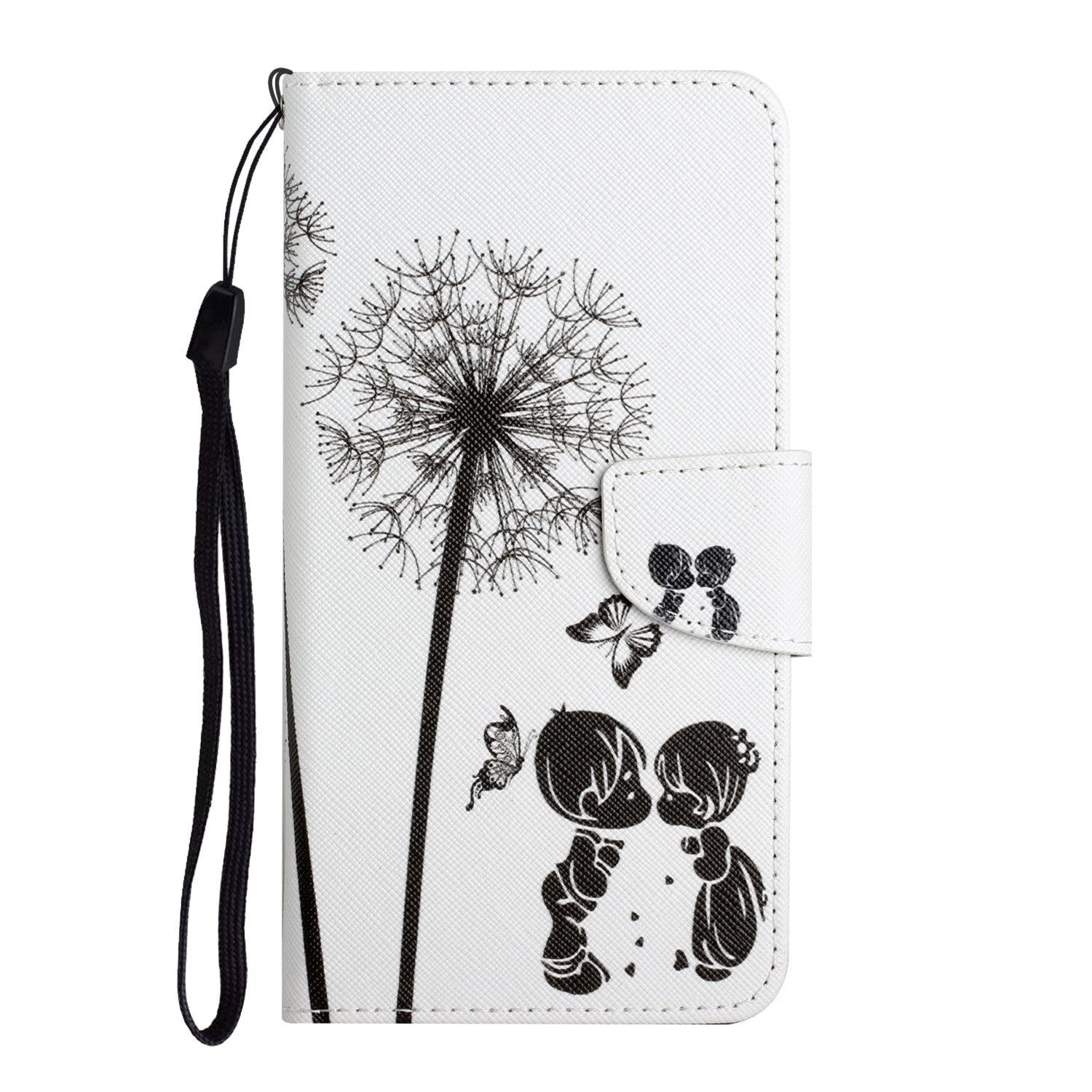 For Redmi 14C 4G Colored Drawing Pattern Leather Phone Case(Dandelion)