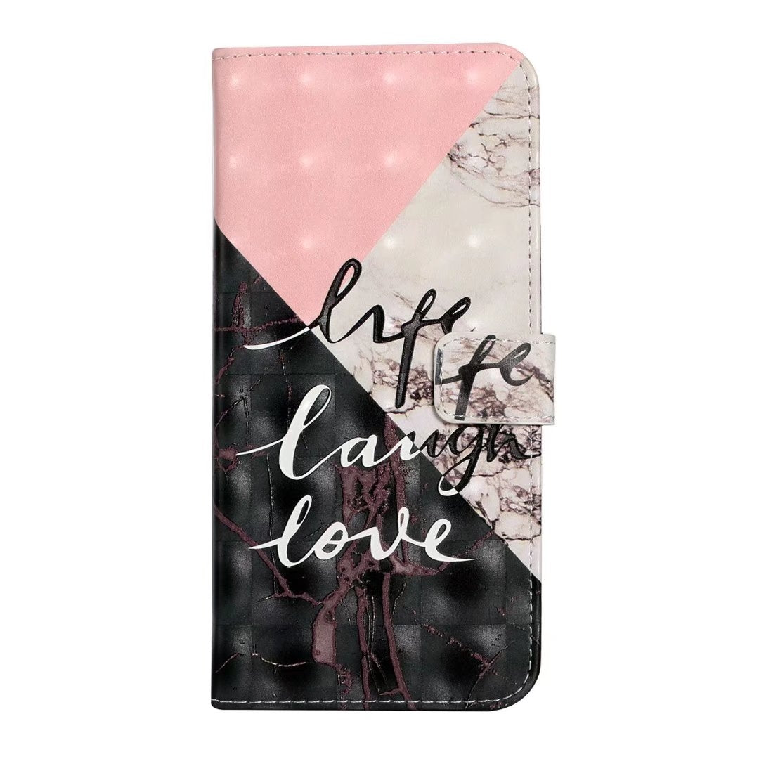 For Redmi 14C 4G Oil Embossed 3D Drawing Leather Phone Case(Stitching Marble)