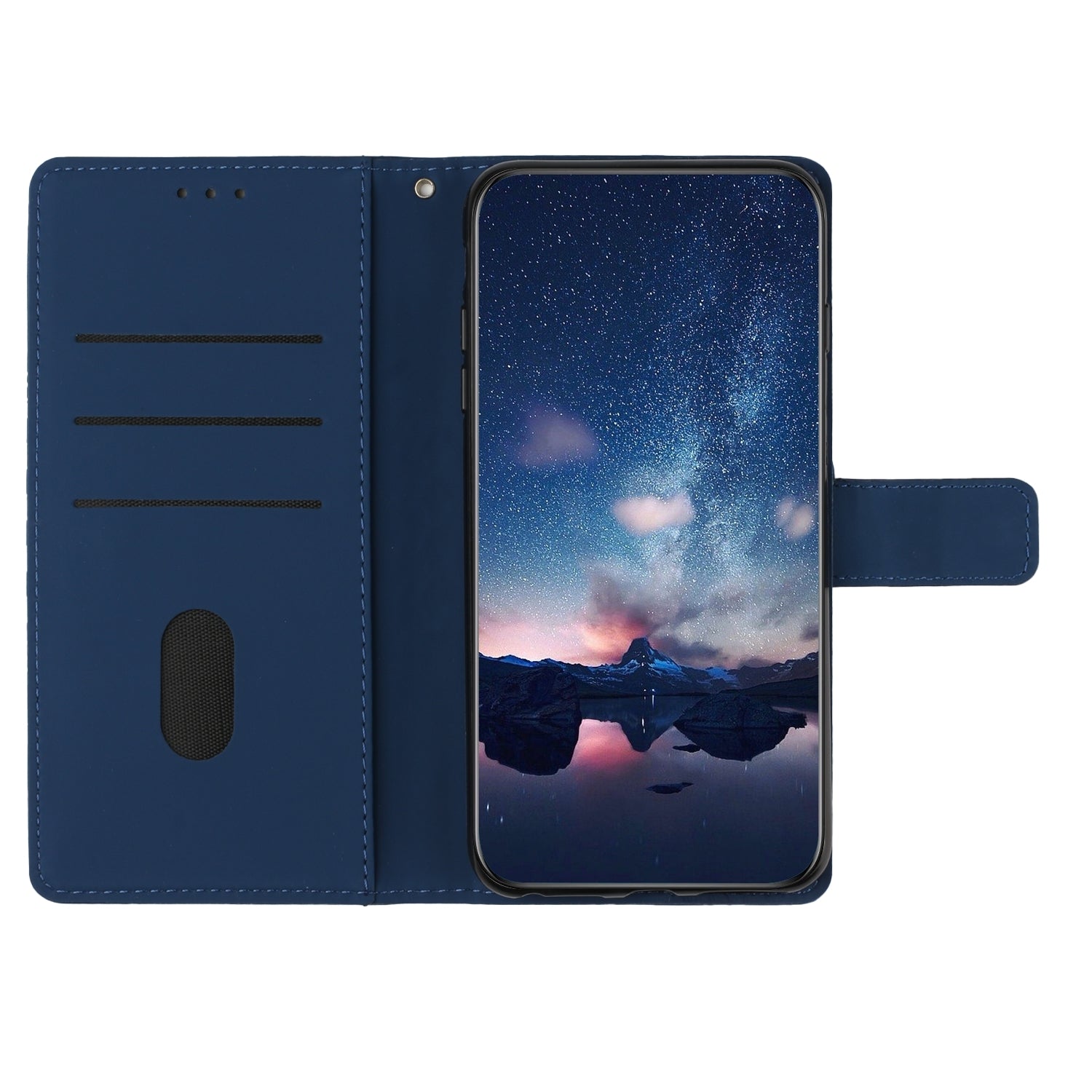 For Redmi 14C 4G Diamond Embossed Skin Feel Leather Phone Case(Dark Blue)