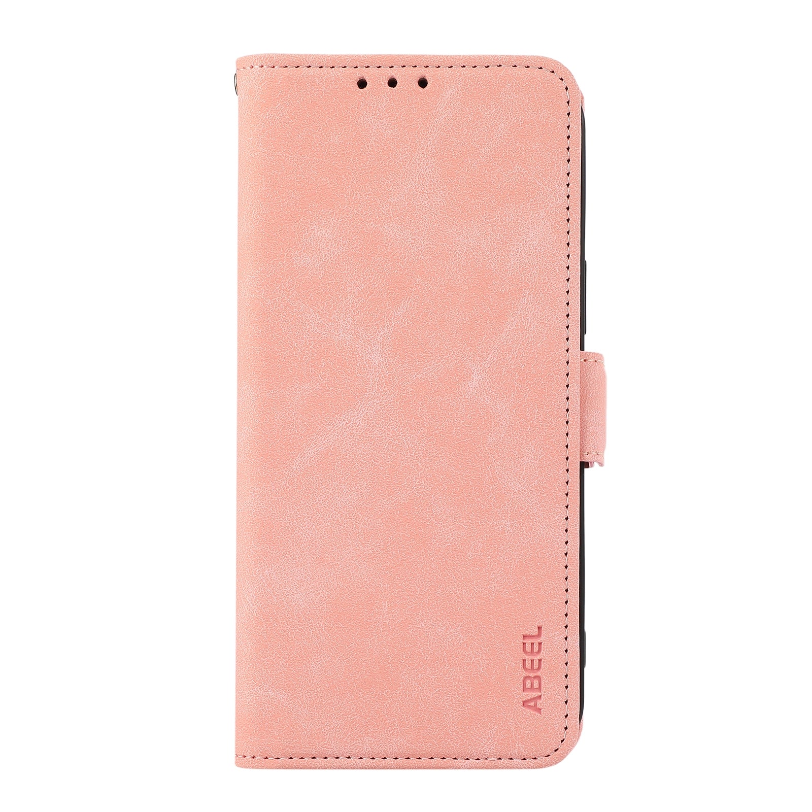 For Redmi 14C 4G ABEEL Frosted Magnetic RFID Leather Phone Case(Pink)