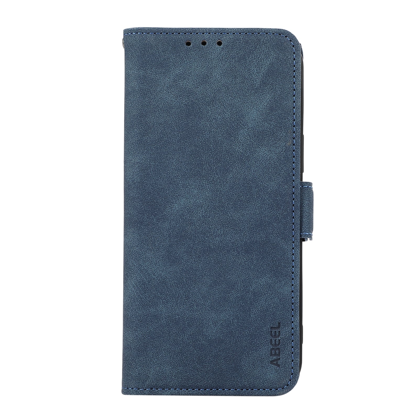 For Redmi 14C 4G ABEEL Frosted Magnetic RFID Leather Phone Case(Blue)