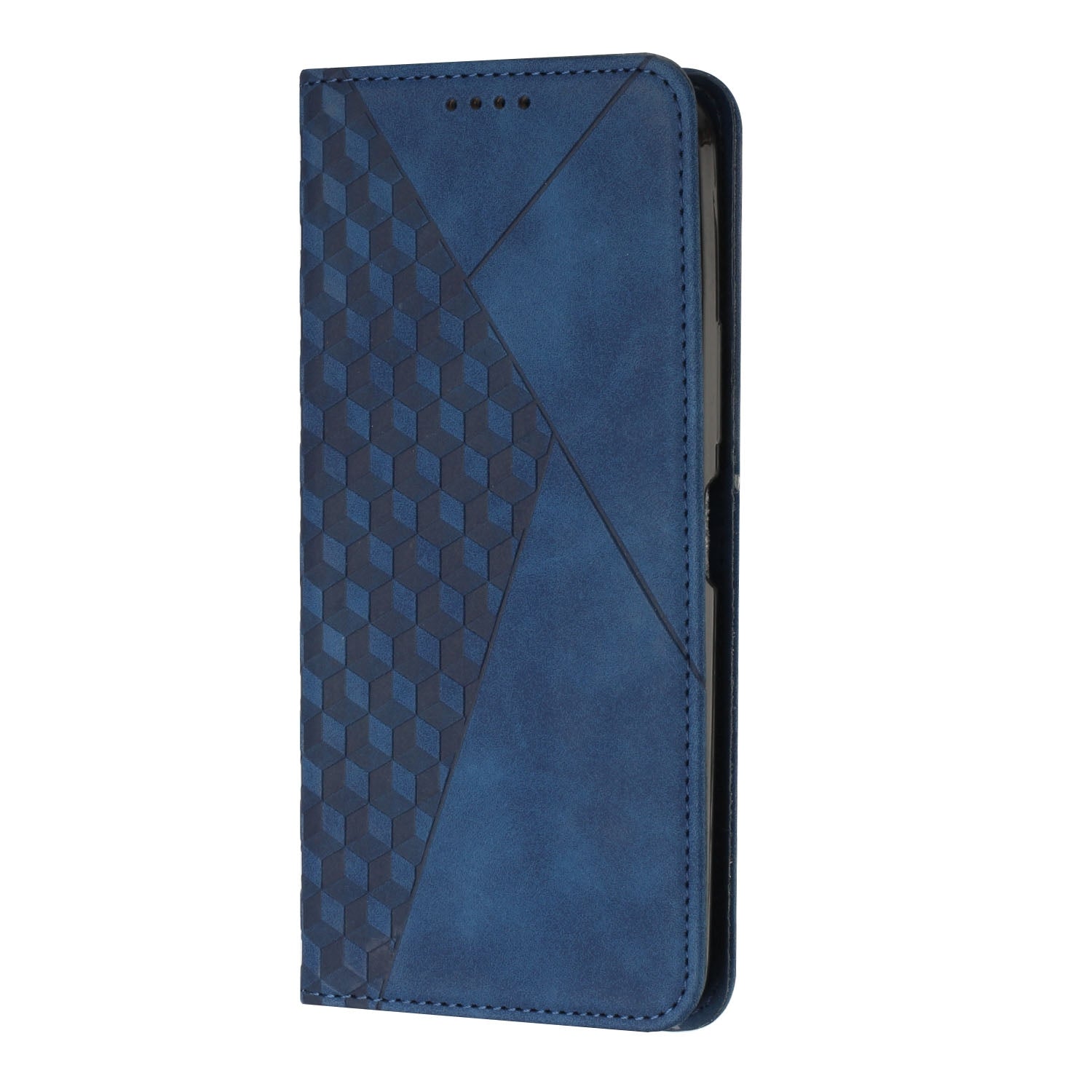 For Redmi 14C 4G Diamond Splicing Skin Feel Magnetic Leather Phone Case(Blue)