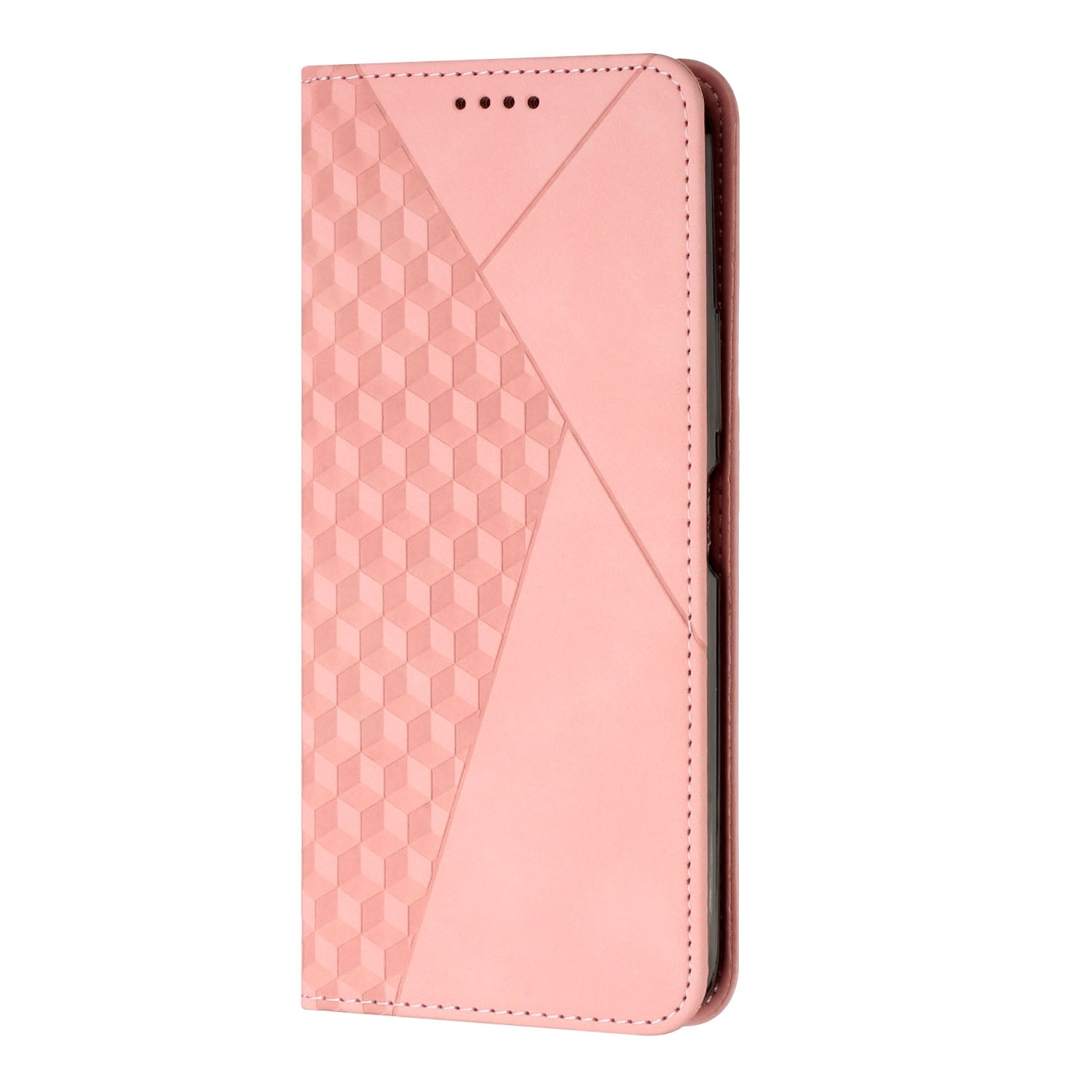 For Redmi 14C 4G Diamond Splicing Skin Feel Magnetic Leather Phone Case(Rose Gold)