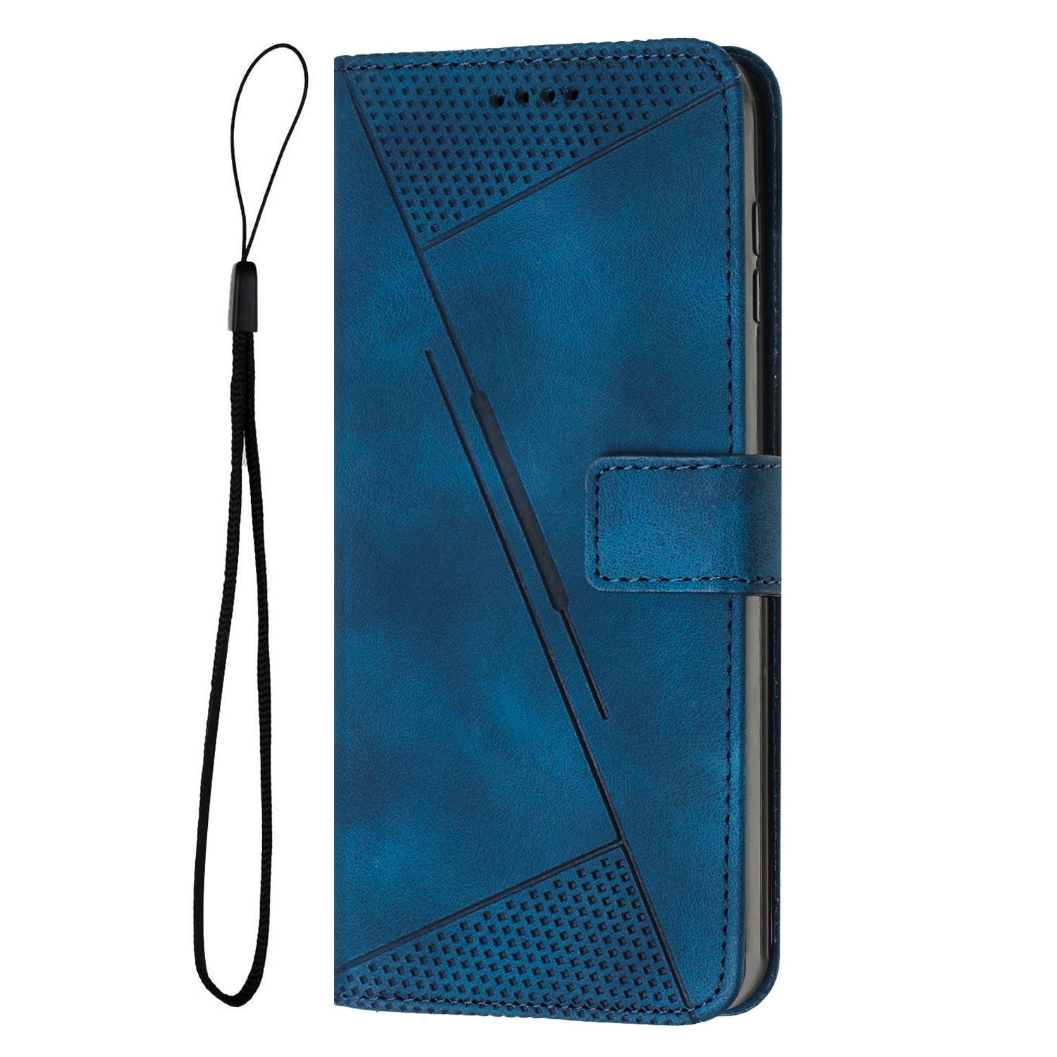 For Redmi 14C 4G Dream Triangle Leather Phone Case(Blue)