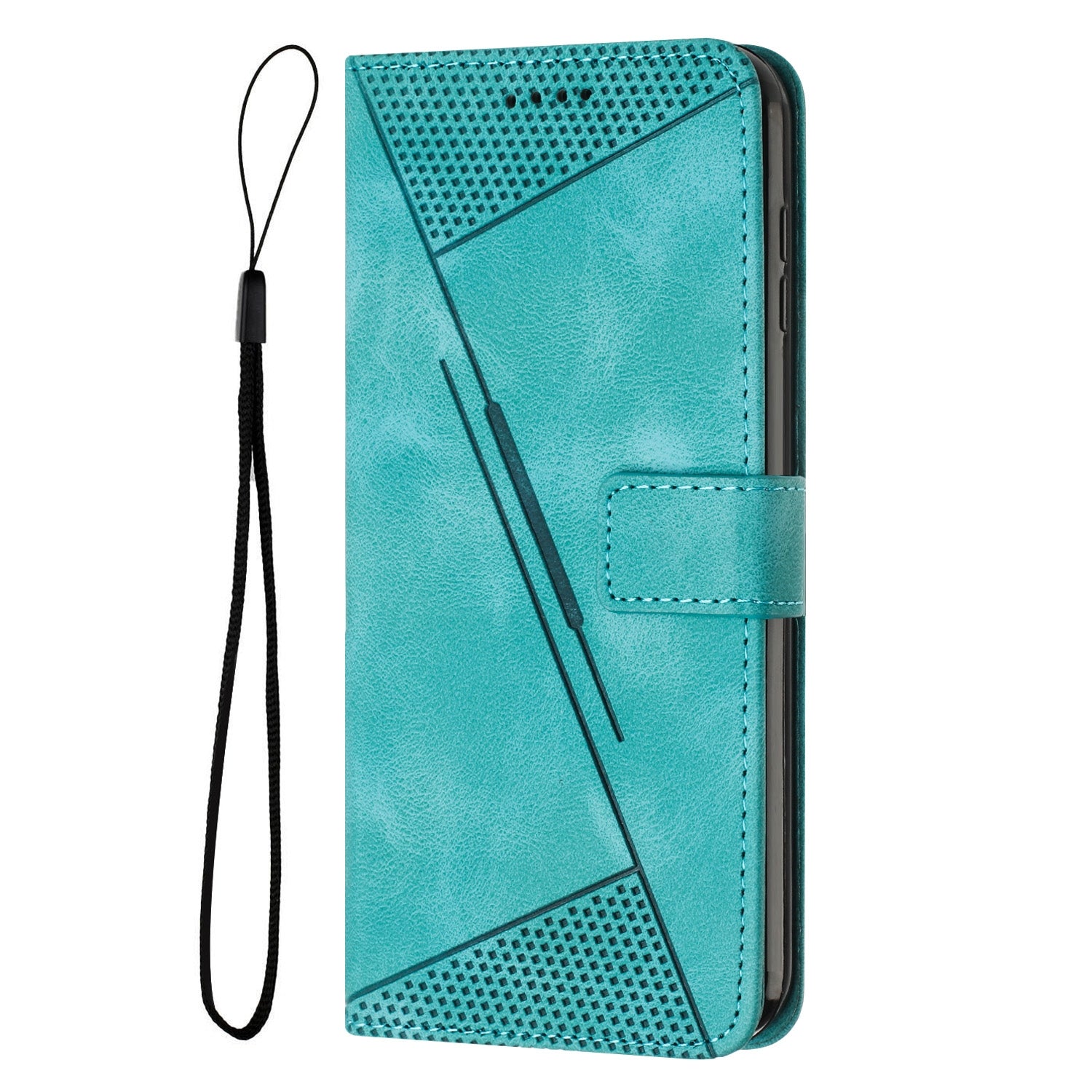 For Redmi 14C 4G Dream Triangle Leather Phone Case(Green)