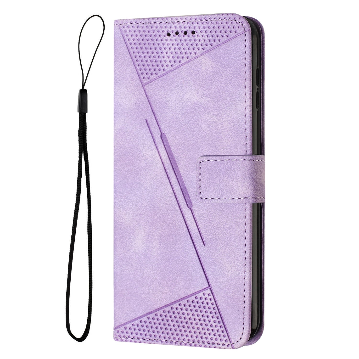 For Redmi 14C 4G Dream Triangle Leather Phone Case(Purple)