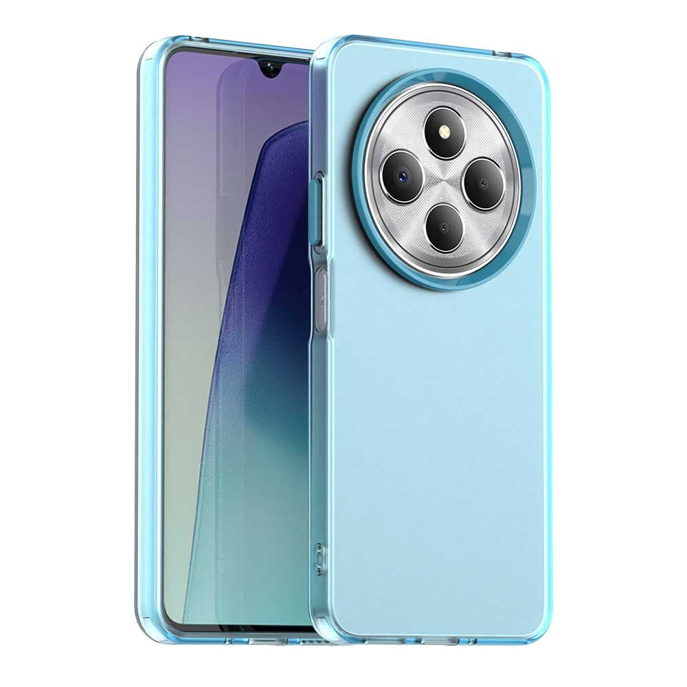 For Redmi 14C 4G Candy PC Hybrid TPU Shockproof Phone Case(Blue)