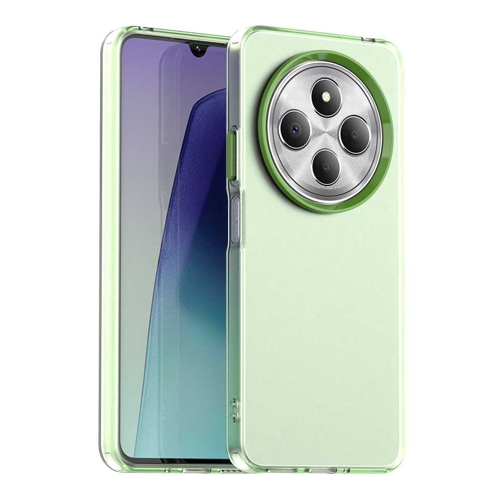 For Redmi 14C 4G Candy PC Hybrid TPU Shockproof Phone Case(Green)