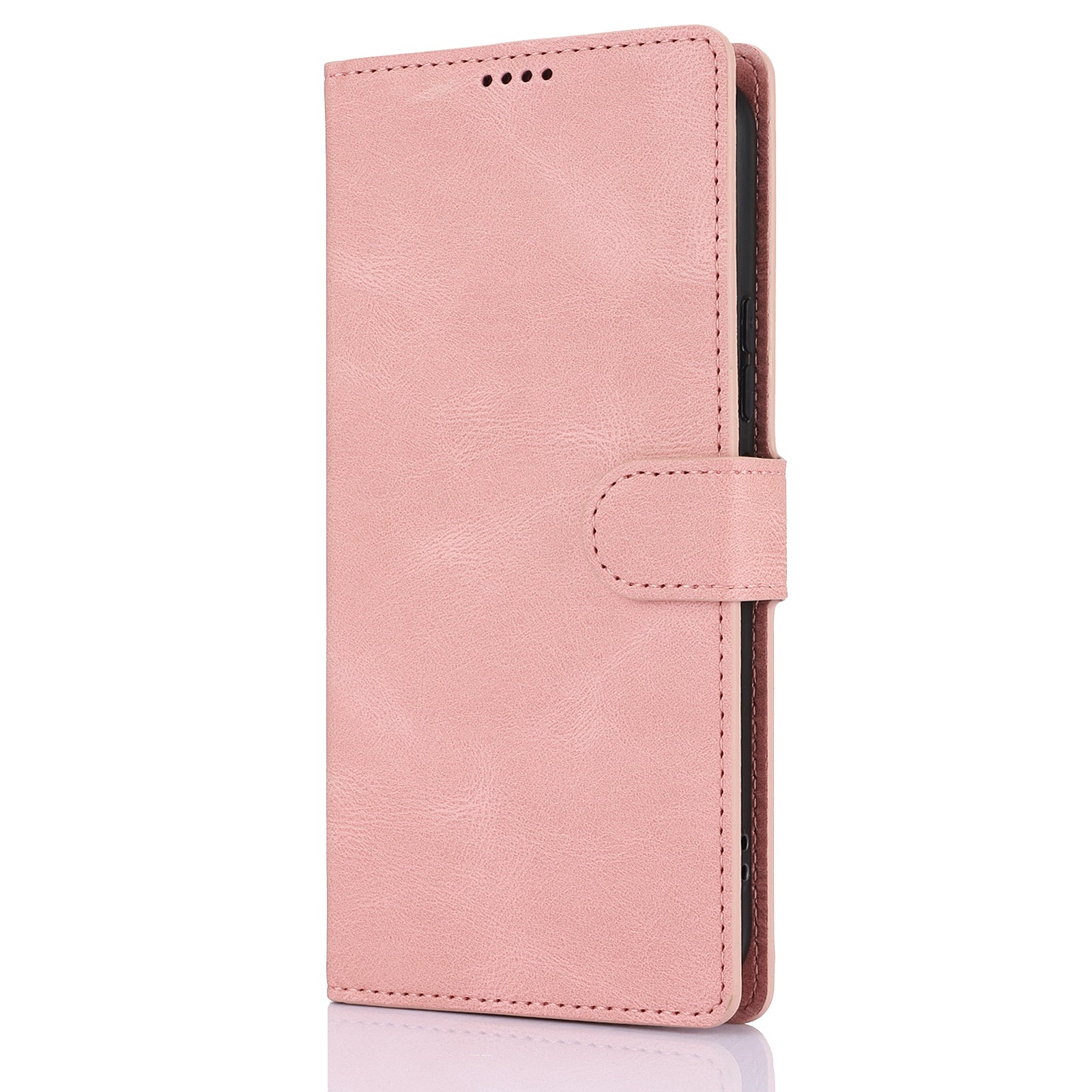 For Redmi 14C 4G Fantasy Skin-feel Calfskin Texture Leather Phone Case(Pink)