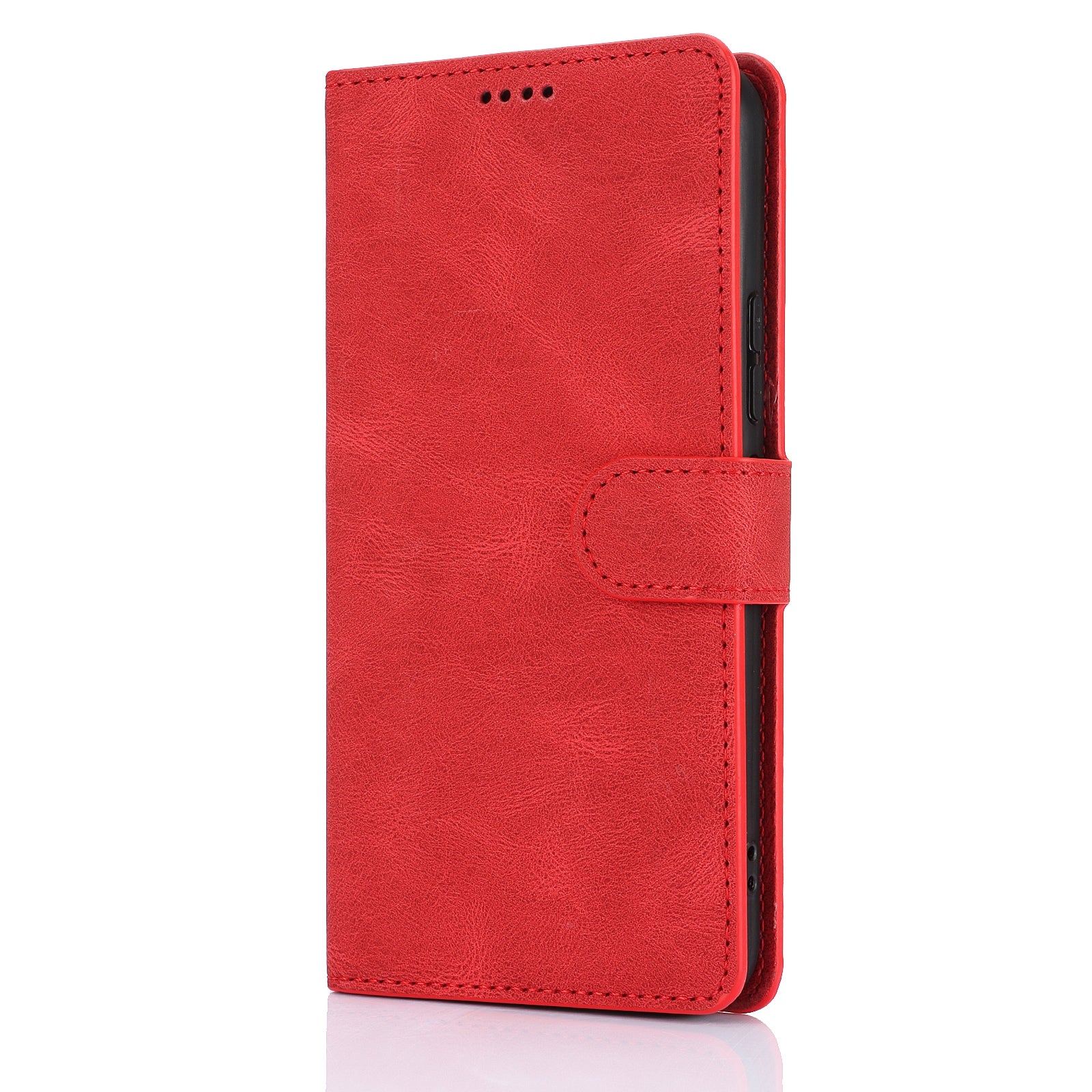 For Redmi 14C 4G Fantasy Skin-feel Calfskin Texture Leather Phone Case(Red)