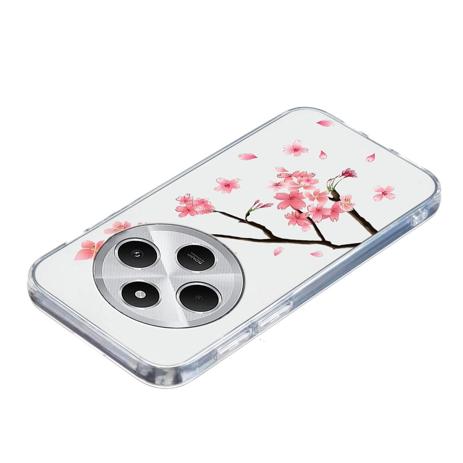 For Redmi 14C 4G Colorful Painting Pattern TPU Phone Case(Plum Blossom)