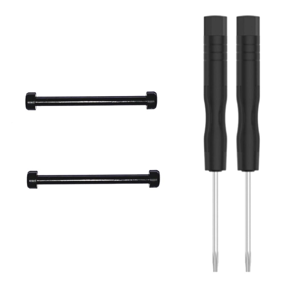 For Amazfit T-Rex 1 Pair Hex Socket Replacement Lug Rod with Screwdriver Black