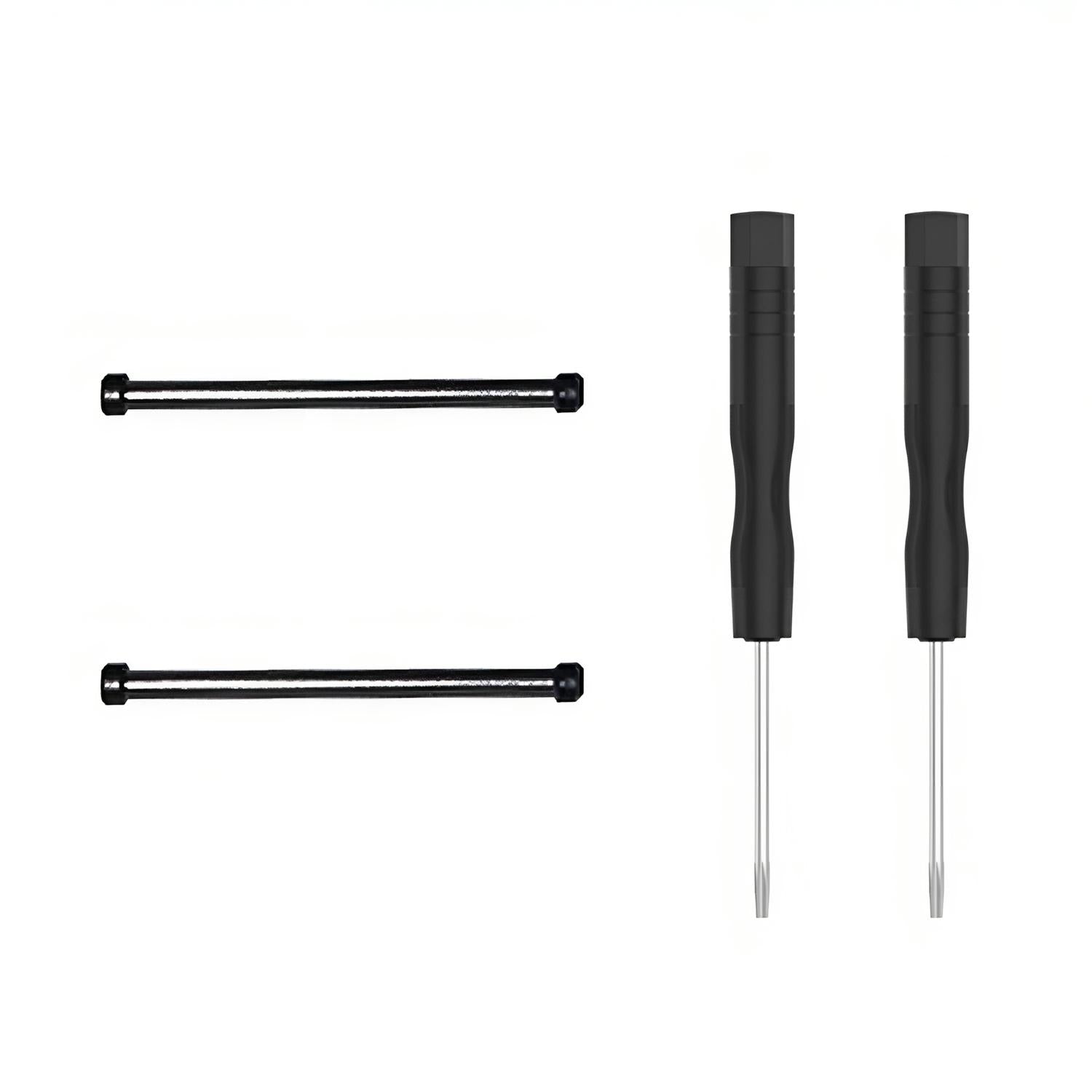 For Amazfit T-Rex Ultra 1 Pair Watch Band Replacement Lug Rod with Screwdriver Black
