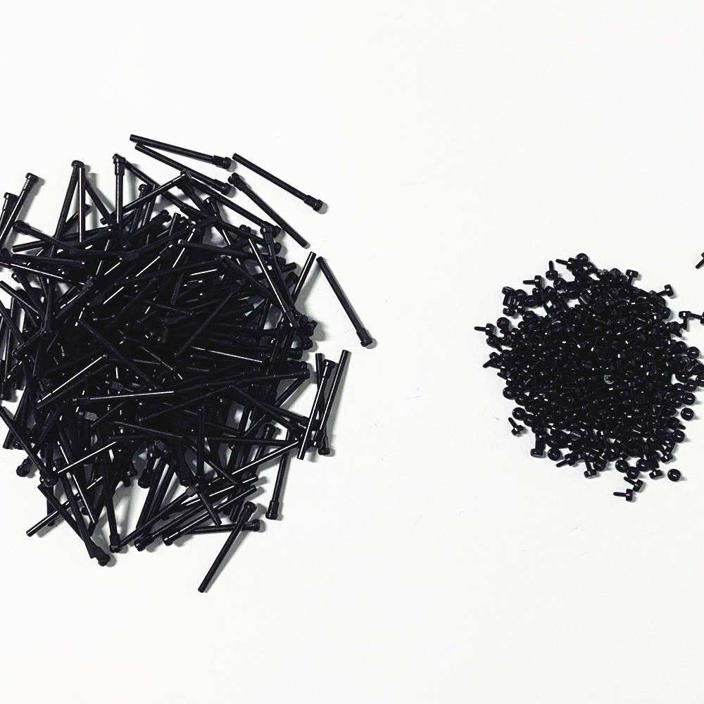 For Amazfit T-Rex 3 2pcs/Pair Flathead Watch Band Replacement Lug Rod with Screwdriver Black