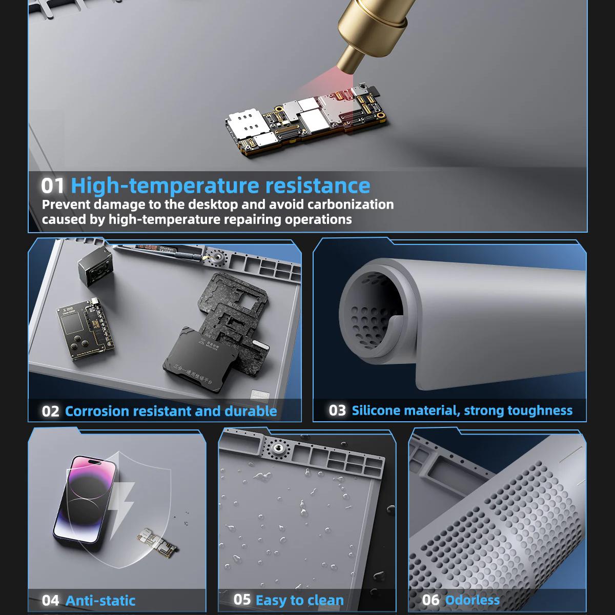 B440 Desk Insulation Heat-Resistant Silicone Pad