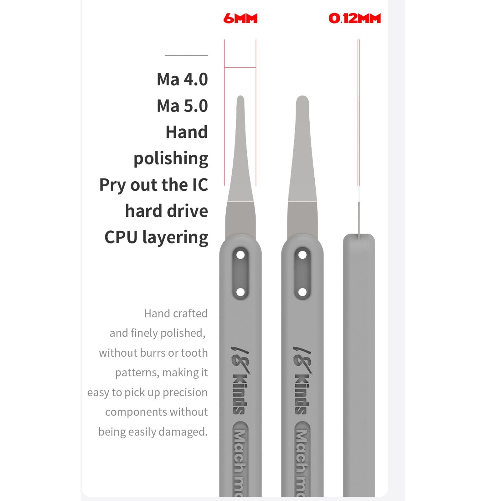 18 Kinds Ma-Suit 5 in 1 Hand Polished Blades Kit
