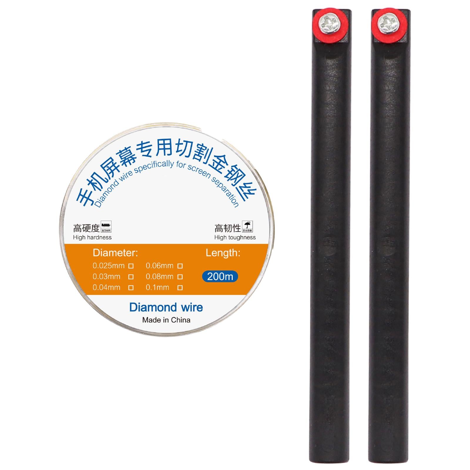 200m Screen Separation Specifically Diamond Cutting Wire, Diameter:0.06mm