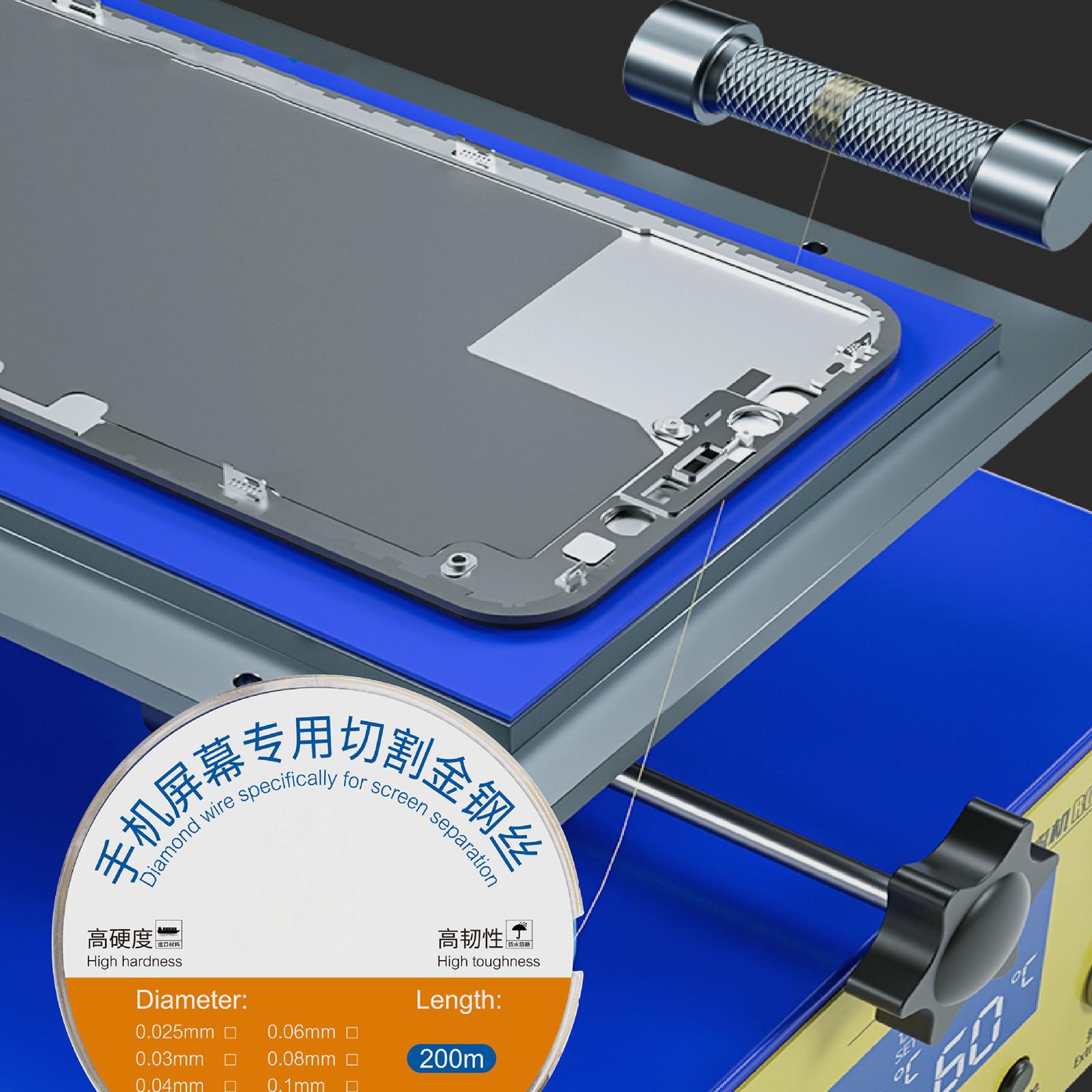 200m Screen Separation Specifically Diamond Cutting Wire, Diameter:0.1mm