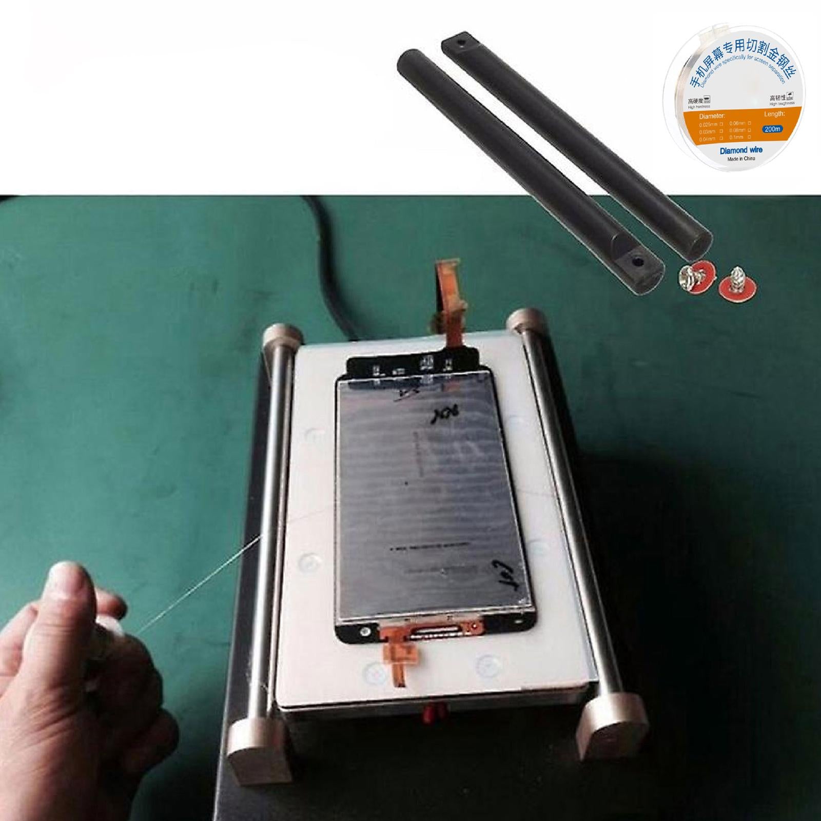 200m Screen Separation Specifically Diamond Cutting Wire, Diameter:0.08mm